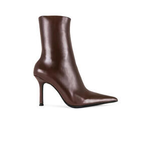 Jeffrey Campbell  Daring brown Vegan  Pointy Toe Boots Size 6.5 NIB $165msrp